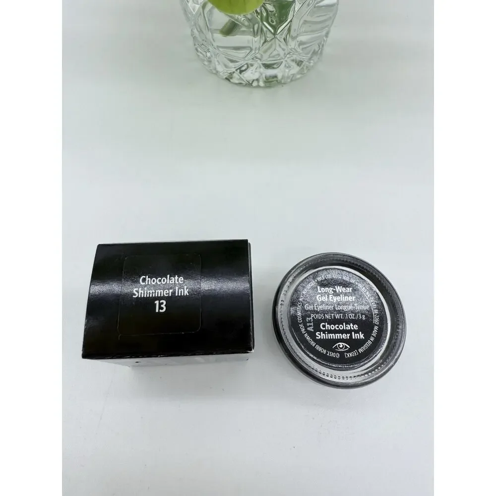 BOBBI BROWN Long Wear Gel Eyeliner 13 Chocolate Shimmer Ink .1oz / 3g